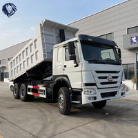 Camion benne d'occasion SINOTRUK HOWO 6x4 poids lourd 371 CV Moteur Weichai Construction Conduite à gauche
