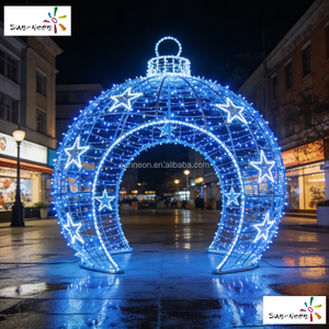 Luz LED en forma de bola, luces LED redondas para bodas, bola de luz LED personalizada, adornos navideños - Product Image 2