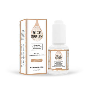 Soro para cuidados com a pele de arroz, etiqueta privada, <span class=keywords><strong>anti</strong></span> envelhecimento, clareamento, brilho, essência, soro em massa - Product Image 1