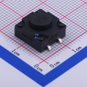 TS-FS1212T-C-G Tactile Switch SMD-4P,12x12mm Switch Single Pole Single Throw Round Button 2.6N Vertical Mount - Product Image 1