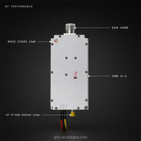 Module amplificateur de puissance RF GUORESOUN 100MHz-6000MHz personnalisable 13W 25W 50W, amplificateur de signal CW à impulsions, gain 48dB, SMA 50 Ohm
