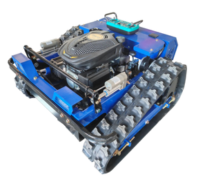 China Manufacture Gasoline Remote Lawn Mower Multifunctional Rubber Crawler Remote Control Mower <b>Mini</b> Agriculture <b>Robotic</b> Mowers - Product Image 1