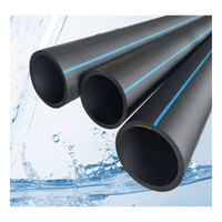 Tuyau Hdpe en polyéthylène haute densité pour PN6-20 d'alimentation en eau DN16mm 180mm 355mm 630mm PE100