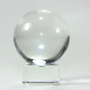 Bola de cristal barata con base para regalos personalizados