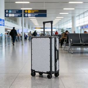 <span class=keywords><strong>Valise</strong></span> à roulettes en fibre de carbone de haute qualité 20/24 pouces, prix usine, avec cadre en aluminium et roues universelles silencieuses, bagage cabine - Product Image 1