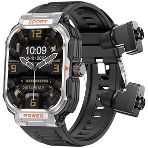 2-In-1 Wireless <strong>Smart</strong> <strong>Watch</strong> With Earbuds GT55 TWS Earphone 2.1Inch <strong>Touch</strong> <strong>Screen</strong> with NFC Sport Relojes Smartwatch for Men Women - Product Image 1