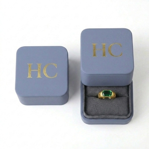E-commerce Jewelry Brand Packaging Wholesale Ring Lid and Base Box Manufacturer Custom Logo Rigid Case for Online Business Bulk - Product Image 4
