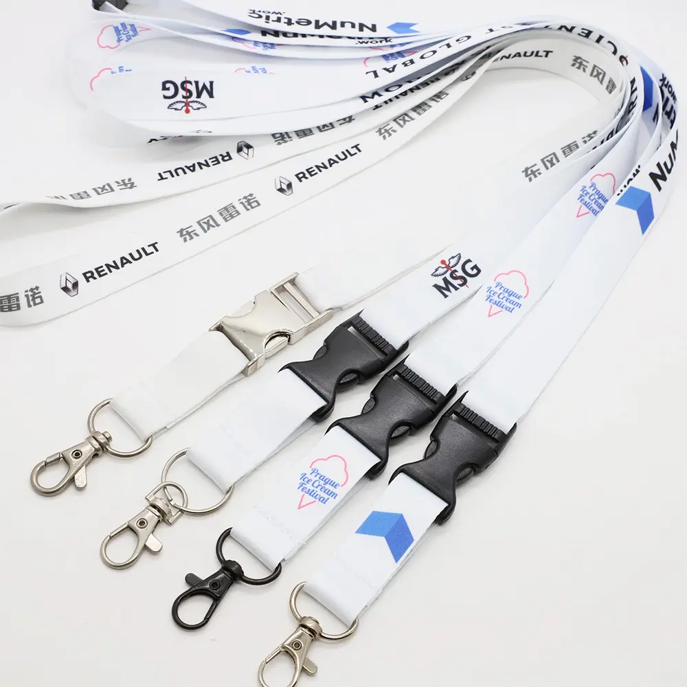 Promotional OEM Customised Aviation Cessna Buckle Lanyard/Seatbelt airline buckle lanyard