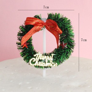 Plástico mágico Simple 2025 Navidad nueva decoración de <span class=keywords><strong>pastel</strong></span> Santa Claus alce muñeco de nieve árbol de Navidad <span class=keywords><strong>pastel</strong></span> de cumpleaños decoración de complemento - Product Image 2