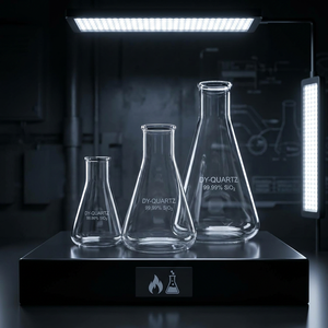 Juego <span class=keywords><strong>de</strong></span> Frascos Erlenmeyer <span class=keywords><strong>de</strong></span> <span class=keywords><strong>Vidrio</strong></span> <span class=keywords><strong>de</strong></span> Cuarzo, Frascos Graduados <span class=keywords><strong>de</strong></span> Boca Estrecha <span class=keywords><strong>de</strong></span> <span class=keywords><strong>Vidrio</strong></span> <span class=keywords><strong>Borosilicato</strong></span>, Ideales para Laboratorio, Aula o Uso Doméstico - Product Image 3