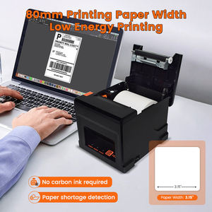 Auto Cutter 80Mm Bon Thermische <span class=keywords><strong>Printer</strong></span> Zakelijk Gebruik Voor Bluetooth Usb Lan Aangesloten Goedkope Prijs <span class=keywords><strong>In</strong></span> Voorraad - Product Image 2