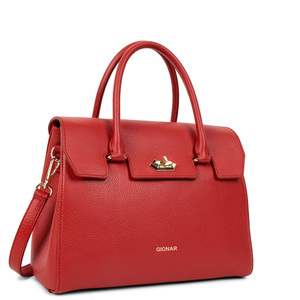 Bolsos de Mano de Cuero Cuadrados de Lujo con Logotipo Personalizado OEM para Mujer, Bolsos de Mano de Cuero Genuino OEM - Product Image 1