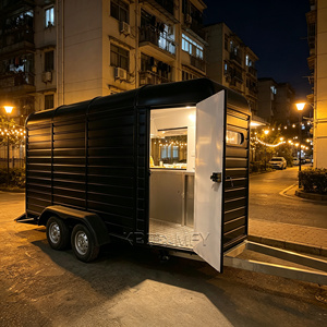 Modern Hot Dog Cart Fully Equipped Horse <b>Box</b> Truck Fast Burger Efficient Food <b>Trailer</b> - Product Image 4