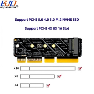 การ์ดแปลง PCI Express PCIE PCI-E 5.0 4X <span class=keywords><strong>8X</strong></span> 16X เป็น NGFF M.2 M-Key 2280 M2 NVME SSD รองรับความเร็ว 128GB/S สำหรับเซิร์ฟเวอร์ 1U ปี 2026 - Product Image 5