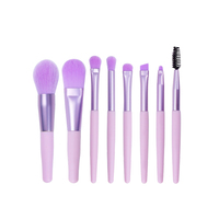 Nouveau Set de Pinceaux de Maquillage Professionnels 8 Pièces en Soie Douce de Haute Qualité pour Ombre à Paupières, Correcteur et Poudre – Portable