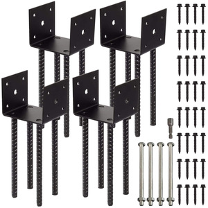 Wooden House Connectors M10 Carbon Steel Ground Anchors For Building Structures 5000 Lb Shear Strength - Product Image 1
