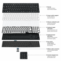 Clavier de remplacement de haute qualité pour ordinateur portable ASUS Vivobook X555 X555L X555LP Series à prix compétitif