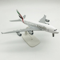 Modèle d'avion en alliage OEM personnalisable Emirates Airline A380, 16 cm et 20 cm, souvenirs d'avion