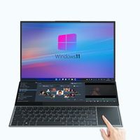 Notebook Laptops New Original 16 Inch + 14 Inch Laptop Dual Screen Intel I7 10th Generation 32Gb Ram Win11 Gaming Laptops