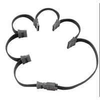 Kabel Daya Hard Drive SATA 15Pin Pabrik, 1 Male ke 3/4/5/6 Female Splitter Adapter, Ekstensi Daya Hard Disk SATA untuk PC Server