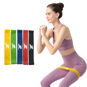 Logotipo personalizado Yoga Gimnasio banda TPE/Látex Bandas de resistencia Ejercicio Goma banda de resistencia Entrenamiento fitness Thera Elástico - Product Image 1