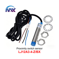 Capteur de proximité inductif LJ12A3 LJ12A3-4-Z-BX, interrupteur de proximité inductif, trois fils CC, type NPN normalement ouvert 6 - 36V