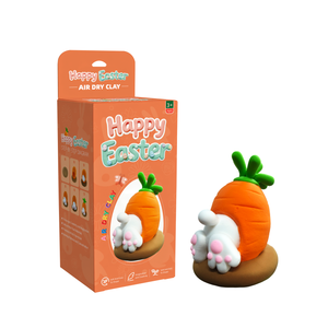 <b>Easter</b> Air Dry Clay <b>Kit</b> | Non-Toxic Kid-Safe 5-13+ | 6 Colors | Bunny Carrot DIY | Decor & Gift | kids <b>Craft</b> Supplies - Product Image 1