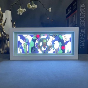 230 Designs <span class=keywords><strong>Lampe</strong></span> <span class=keywords><strong>LED</strong></span> <span class=keywords><strong>3D</strong></span> en papier découpé, thème Pokémon Eevee Umbreon Sylveon, avec boîtier en ABS et acrylique, en stock - Product Image 6