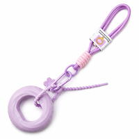 Essence Anneau de préhension portable en silicone pour entraînement musculaire des doigts, porte-clés et cordon, pour l'exercice des muscles des doigts, la musculation et la réduction du stress