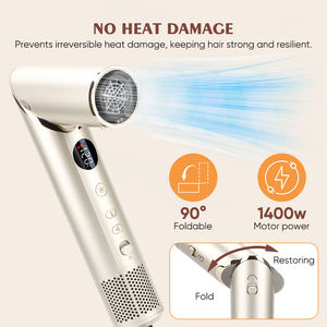 Brosse Soufflante Professionnelle <span class=keywords><strong>2</strong></span>-en-1 Chauffante et Volumisante à Ions pour Cheveux, Coiffure Gauche et Droite, Vente en Gros - Product Image 3