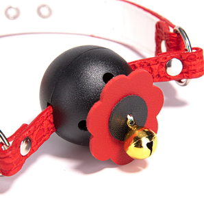 Vente en gros haut de gamme réglable fleur bouche bâillon avec balle sexe amour jouets BDSM Bondage retenue pour Couple flirtant Cosplay jeux - Product Image 5