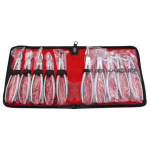 Ekstraksi gigi Forceps bergigi ekstraktor serated samping atas bawah Incisor mengilap biuspid dan akar kualitas Premium dokter hewan - Product Image 4