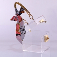 Fabricant de boîtes-cadeaux personnalisées en acrylique Boîte-cadeau Suppliers-Factor.Transparent Handbag Shower
