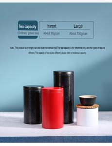 Embalaje de caja de lata redonda de metal personalizado utilizado en té, café, dulces y galletas y otras latas de alimentos con tapa - Product Image 2