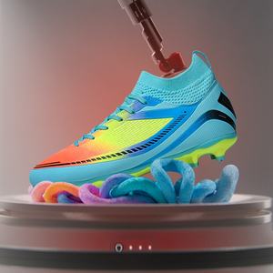 Zapatillas <span class=keywords><strong>de</strong></span> fútbol profesionales Assassin 14 <span class=keywords><strong>CR7</strong></span> para hombre y mujer, diseño <span class=keywords><strong>de</strong></span> alta calidad con uñas largas transpirables rotas AG para entrenamiento - Product Image 4