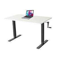 Vente en gros, Installation facile, bureau de levage manuel, support de bureau, cadre de bureau, bureau réglable en hauteur
