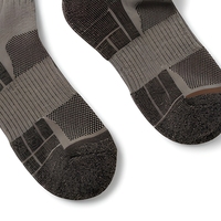 Chaussettes de randonnée en laine mérinos, épaisses et rembourrées, chaudes pour l'hiver, pour la randonnée en plein air, la chasse, avec embout renforcé pour les bottes