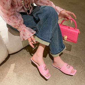 Sandales D'Été Décontractées en Cuir Véritable pour Femme, Tendance Mode, Bout Ouvert, Extérieur - Product Image 5