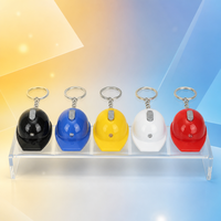 Porte-clés casque de sécurité personnalisé avec logo, décapsuleur et lumière, en PVC et alliage – Nouveauté en gros