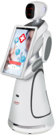 Robot de service d'accueil intelligent Amy AI avec interaction vocale, Wi-Fi et 4G, écran 21,5 pouces