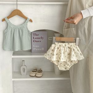 Conjunto <span class=keywords><strong>de</strong></span> Ropa <span class=keywords><strong>de</strong></span> Verano 2024 para Bebé Niño <span class=keywords><strong>de</strong></span> 12 a 18 <span class=keywords><strong>Meses</strong></span>, Camisa sin Mangas y Pantalones <span class=keywords><strong>de</strong></span> Algodón con Estampado a Cuadros - Product Image 4