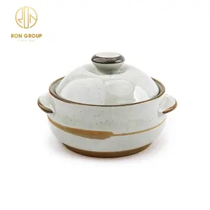 Cina fornitore ristorante di famiglia ciotola in ceramica con coperchio ciotola di minestra