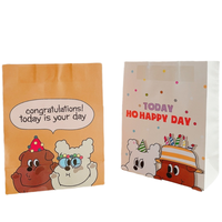 Sac en papier kraft de luxe personnalisé, design plat, pour supermarché, exposition et promotion, impression offset sur surface