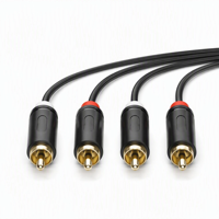 Câble RCA en nylon tressé Mindpure, audio auxiliaire, fibre optique, paire torsadée, vidéo, données, XLR, AV, 3,5 mm, HiFi, PVC, microphone, haut-parleur