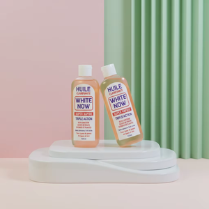 Minyak Pemutih Kulit OEM HUILE CLARIFIANTE White Now Natural Carrot Essential Oils Dengan Penyerapan Cepat Kolagen Air Minyak Pemutih Kulit Tubuh - Product Image 1