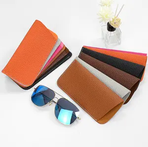 Soft Leather Eyewear Bag Retro Sunglasses Case Pouch Cover Anti-scratch Eyeglasses Bag