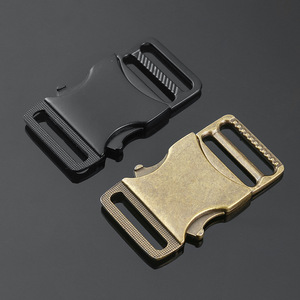 Side Release Buckle Zinc Alloy Adjustable <b>Webbing</b> For Bags Durable Hardware Accessory - Product Image 2