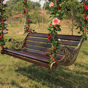 Sillas colgantes de madera maciza de estilo familiar para niños, columpios para patio exterior, sillas colgantes de tablón para el hogar, <span class=keywords><strong>oferta</strong></span> especial - Product Image 1