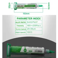 Pâte à souder sans nettoyage de haute qualité 10cc, flux original RELIFE RL-403, pâte à souder pour la réparation d'ordinateurs et d'ordinateurs portables