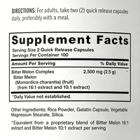Capsules de Melon Amer à Marque Blanche OEM 2500mg Complexe 60/120/200 Comprimés Végétaliennes Sans OGM Vente en Gros Supplément OEM